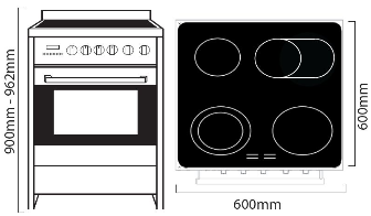 AR 600-CER dimensions